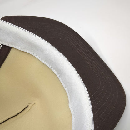 Brown Trucker Hat Idaho Truss Meridian Mesh Snapback Foam Front Patch Vintage
