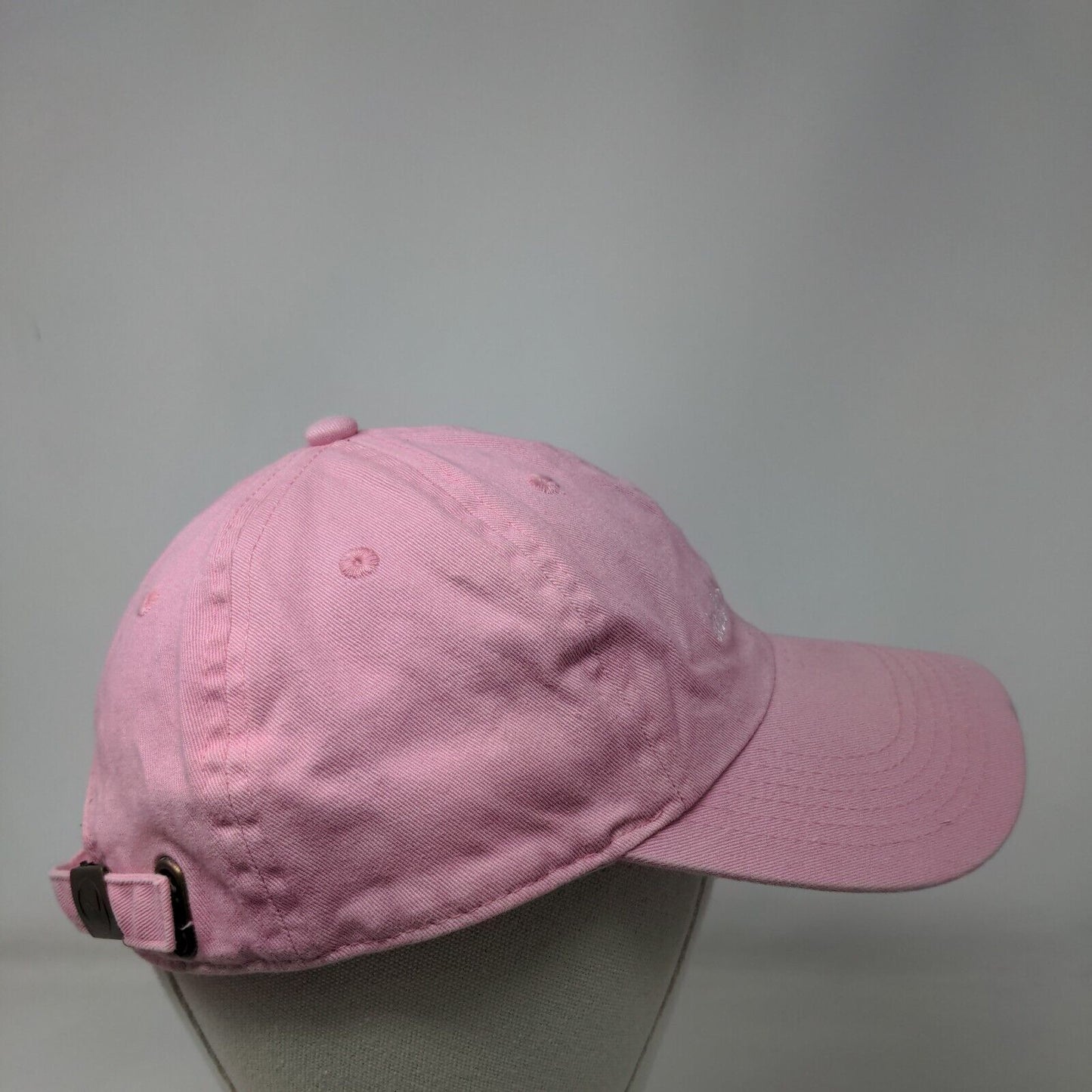 Bad Hair Day Slideback Hat Pink One Size Embroidered Adjustable