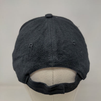 Pac-Man Strapback Hat Black 58cm Adjustable Solid Vent Holes