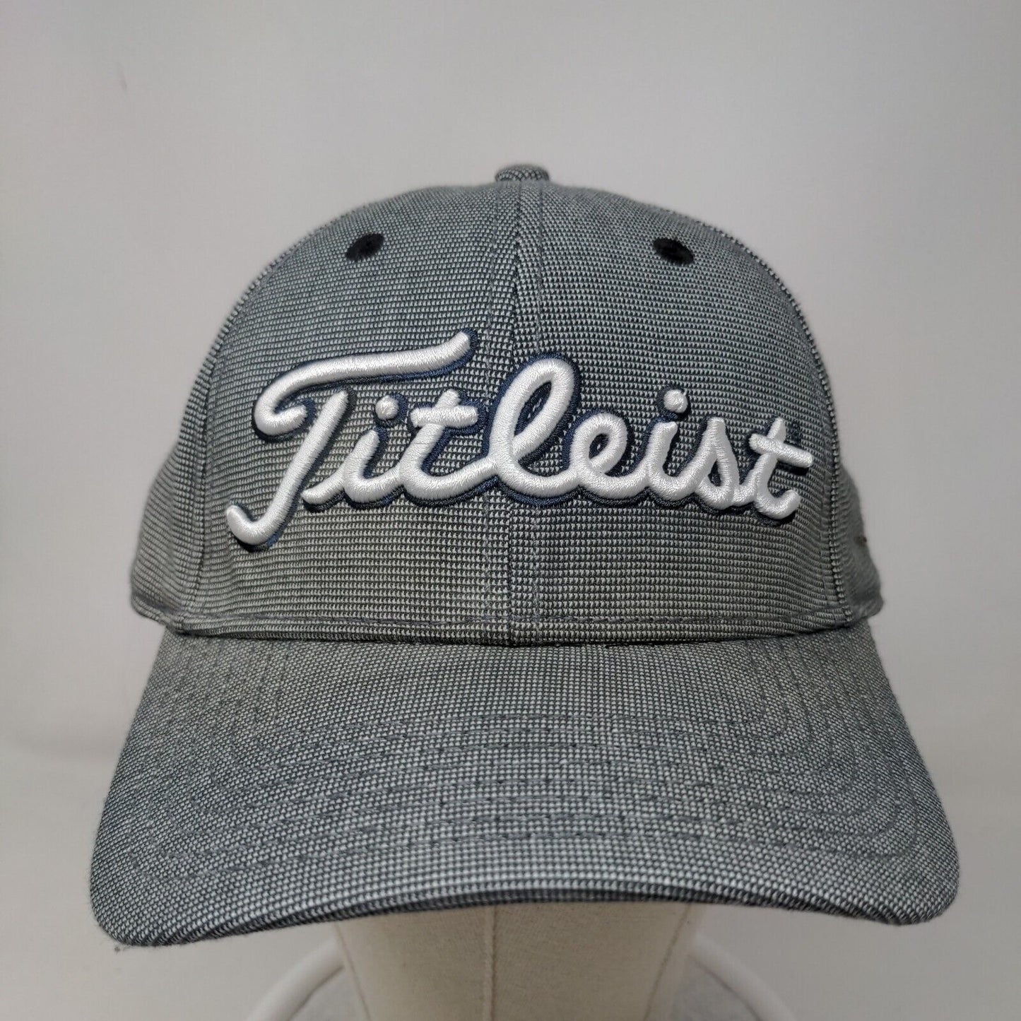 Titleist Men's Fitted Hat Multicolor L/XL Embroidered Big Logo Polyester Blend