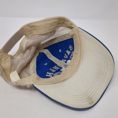 Savannah Georgia Est 1733 Snapback Trucker Hat Blue One Size Mesh Back