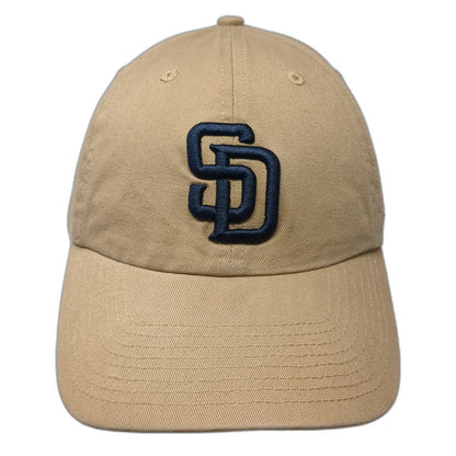 '47 San Diego Padres MLB Baseball Cap Brown Blue One Size Slideback Embroidered