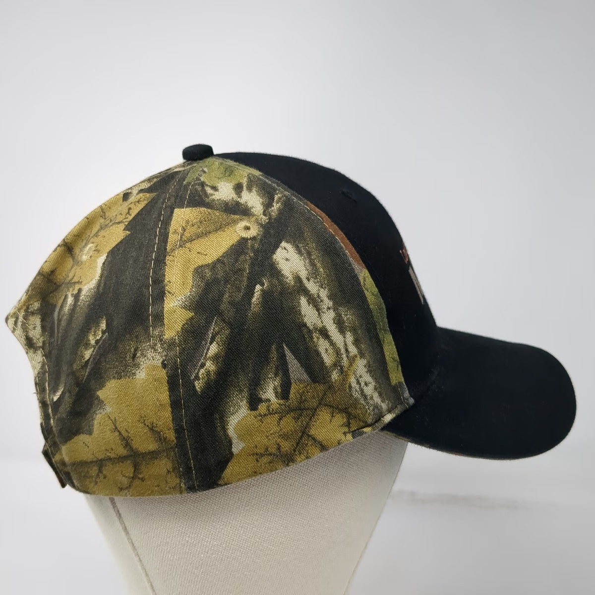 Otto Baseball Cap Black Camo One Size Lower Valley Machine Shop Inc Logo Hat