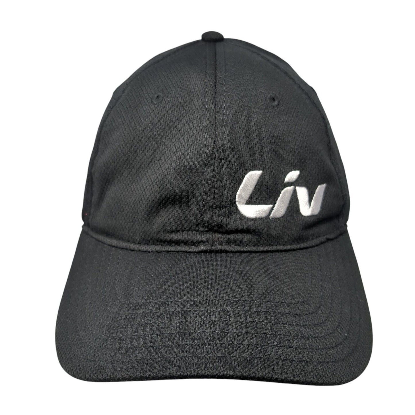 Liv Strapback Hat Black One Size Adjustable Embroidered Otto 6 Panel