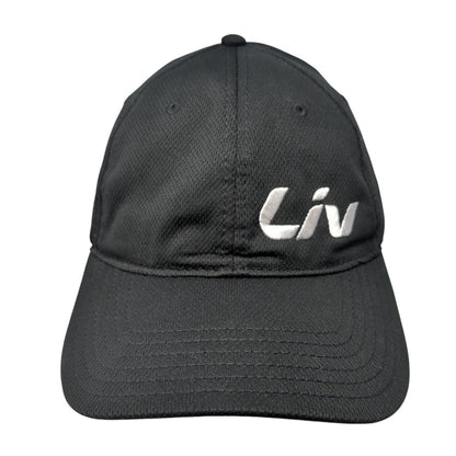 Liv Strapback Hat Black One Size Adjustable Embroidered Otto 6 Panel