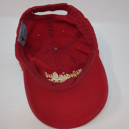 Wingin Out Wings Delivered Strapback Hat Red One Size Adjustable 6 Panel