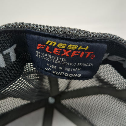 Flexfit Baseball Cap Gray One Size Patty-O-Matic Food Machines Mesh Back Hat