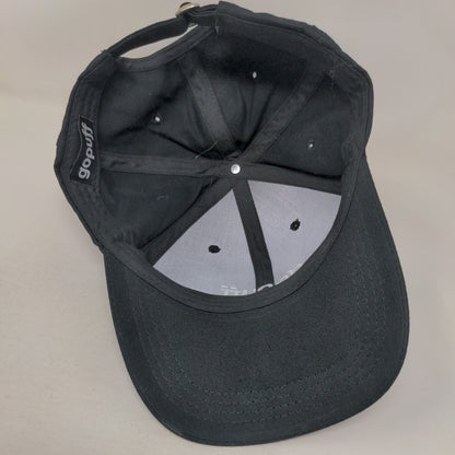 Gopuff Slideback Hat Black One Size Embroidered Adjustable 6 Panel