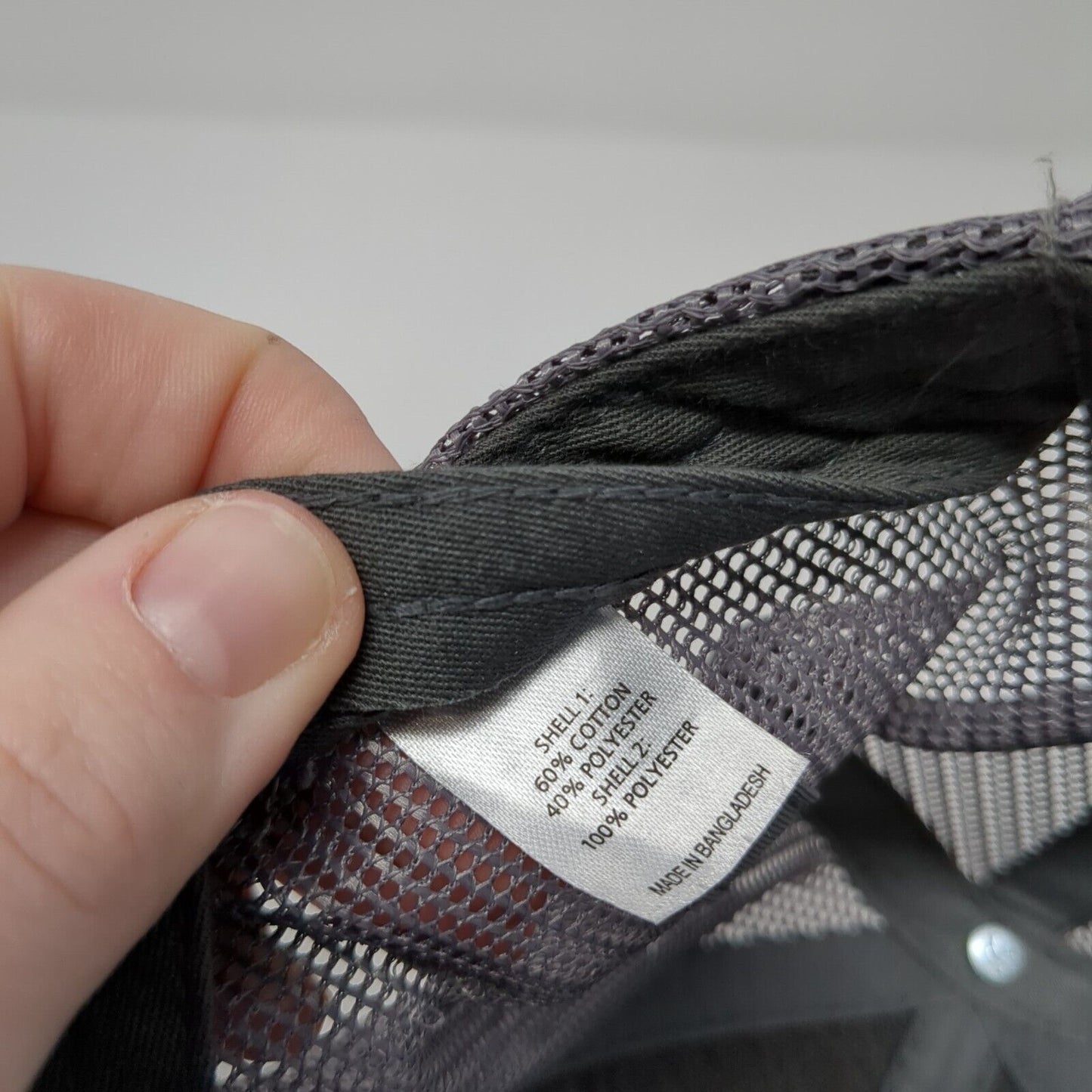 HK A CRH Company Snapback Trucker Hat Black M/L Adjustable Mesh Back Richardson