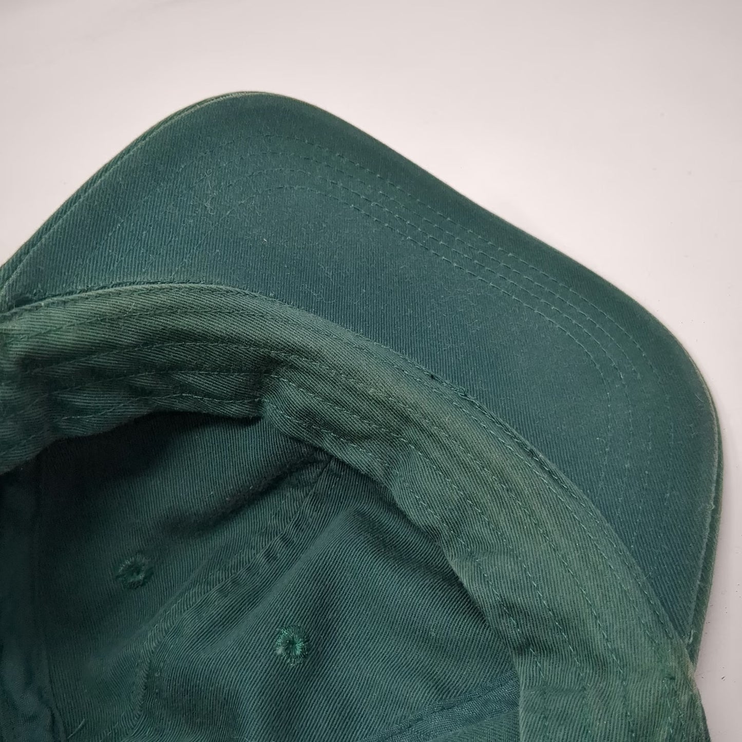Nautica Baseball Cap Green OS Sailboat Logo Embroidery Hat Slideback Cotton