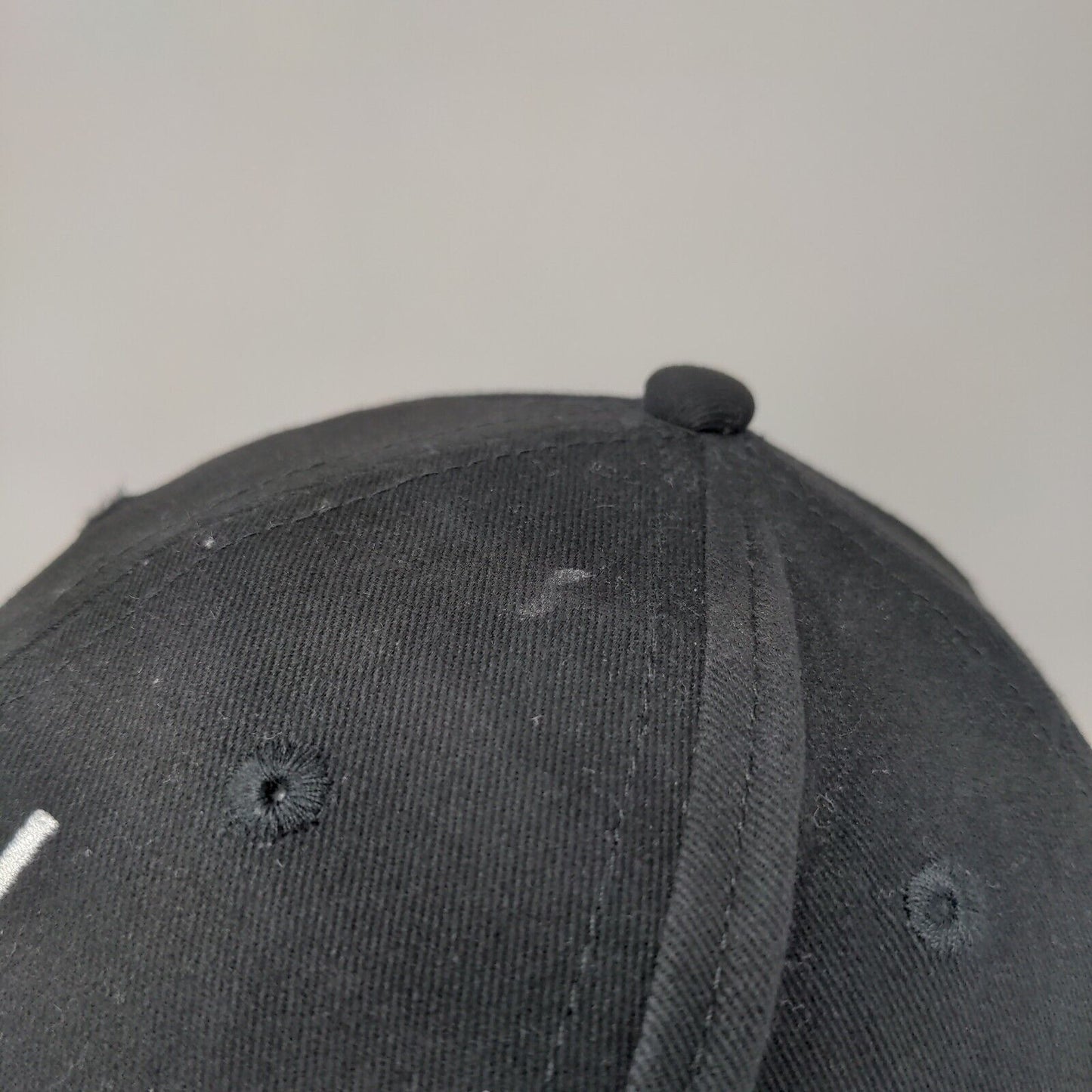 Keke's Strapback Hat Black One Size Embroidered 6 Panel Cap America