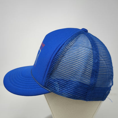 Cobra Trucker Hat Blue One Size Hardy Stick People Graphic Mesh Snapback Rope