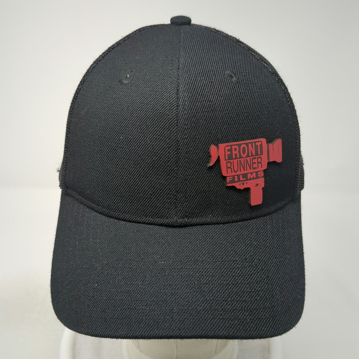 Branded Bills Trucker Hat Black One Size Mesh Back Snapback Front Runner Films