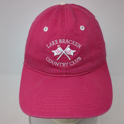 Lake Bracken Country Club Slideback Hat Pink OS Adjustable Girl by The Game