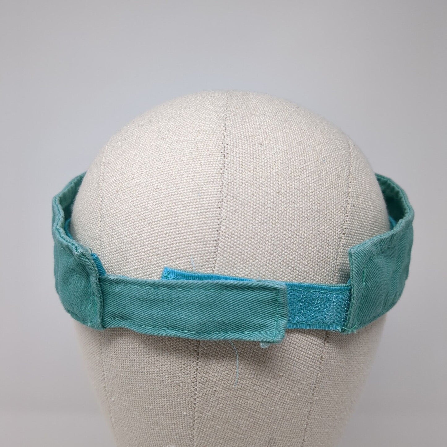 ASHS Strapback Sun Visor Hat Blue One Size Adjustable Embroidered