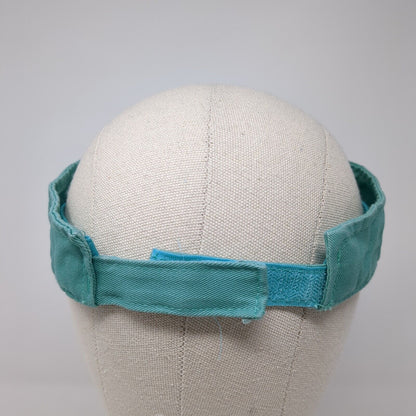 ASHS Strapback Sun Visor Hat Blue One Size Adjustable Embroidered