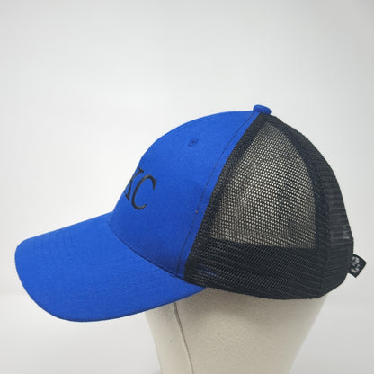 BKC Strapback Hat Blue One Size Mesh Back Adjustable Colorblock Outdoor