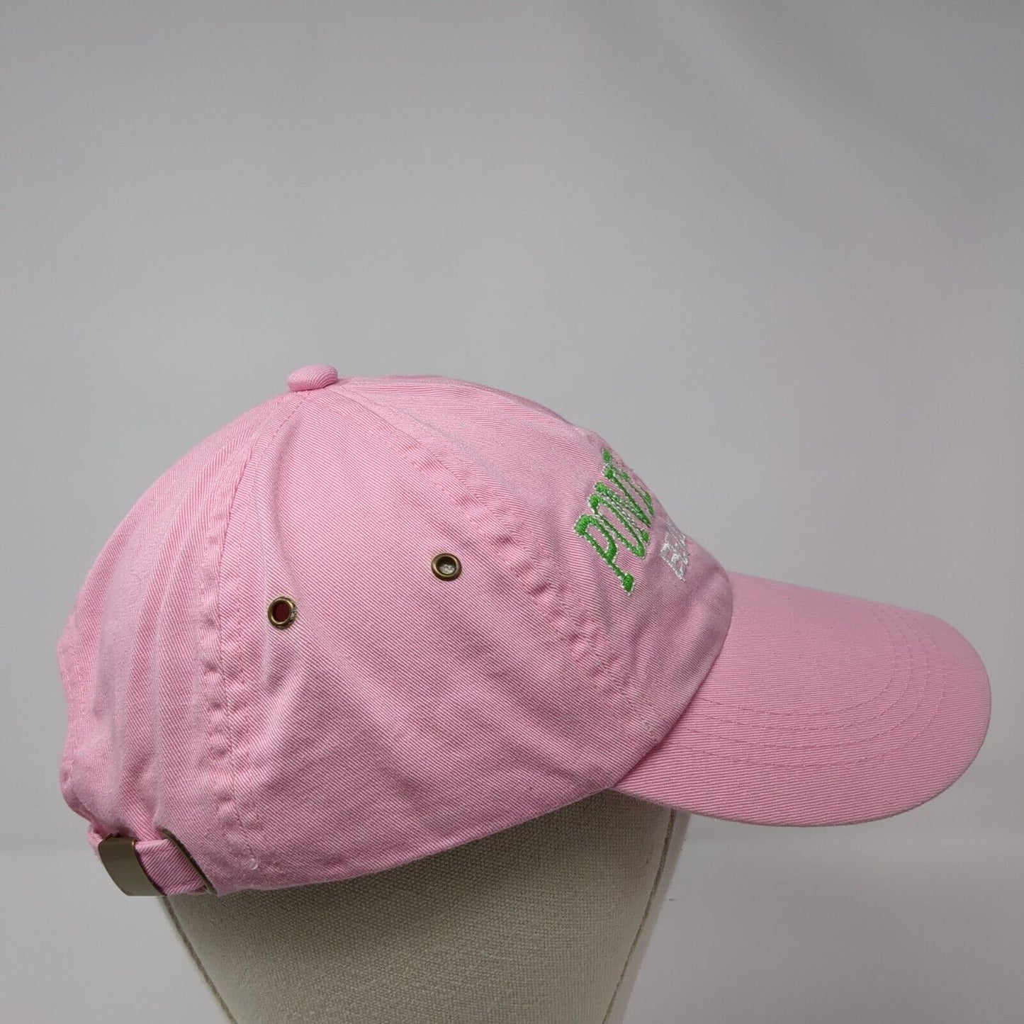 Ponte Vedra Beach FL Slideback Hat Pink One Size Adjustable Anvil