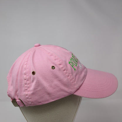 Ponte Vedra Beach FL Slideback Hat Pink One Size Adjustable Anvil