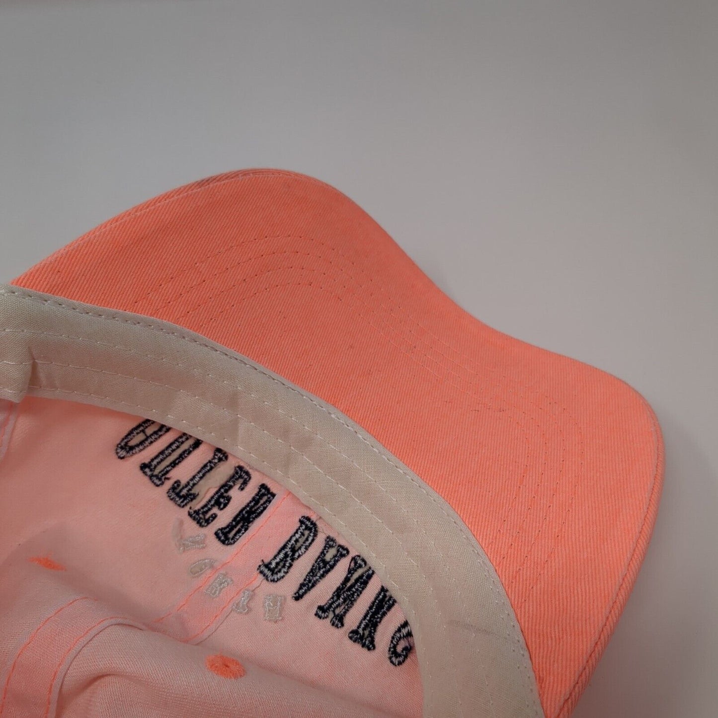 Outer Banks North Carolina Strapback Hat Pink One Size Adjustable