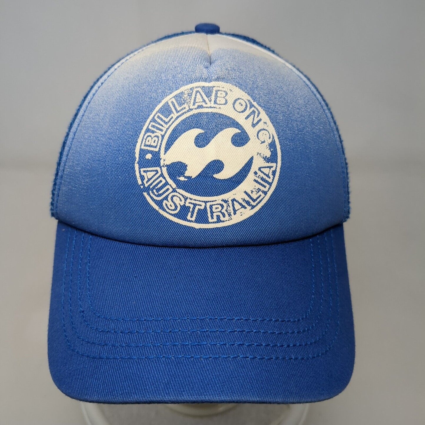 Billabong Australia Snapback Trucker Hat Blue OSFA Adjustable Mesh Back 6 Panel