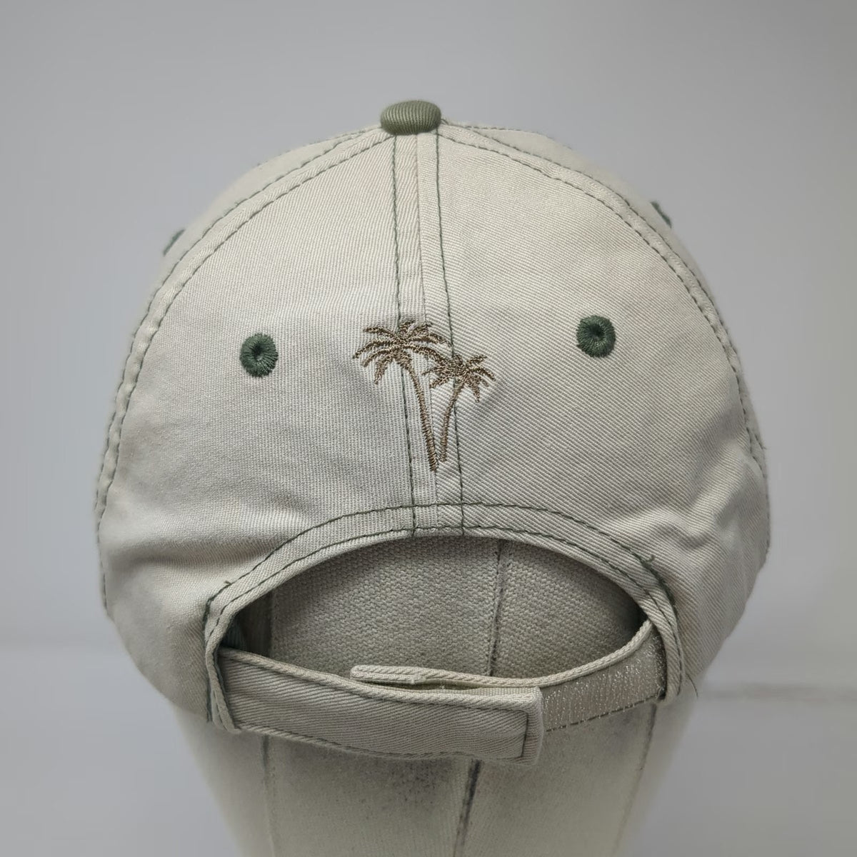 H3 Sportgear Corona Beer Palm Trees Beige Baseball Cap One Size Strapback Hat
