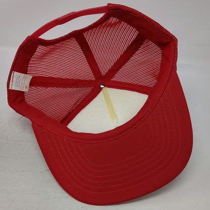 Tyvek Housewrap PGL Industrial Red One Size Trucker Hat Mesh Back Snapback