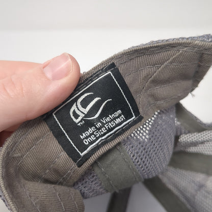 MTS Meyers Truck Service Trucker Hat Black OS Adjustable Mesh Back Outdoor Cap