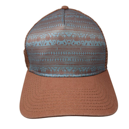 prAna Roots Studio Trucker Hat Multicolor One Size Mesh Back Geometric