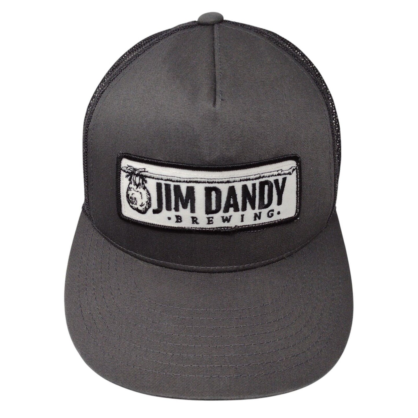 Jim Dandy Brewing Snapback Trucker Hat Gray OSFA The Classics Yupoong