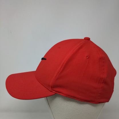 Nike Swoosh Legacy 91 Strapback Hat Red OSFM Embroidered Logo Dri-Fit