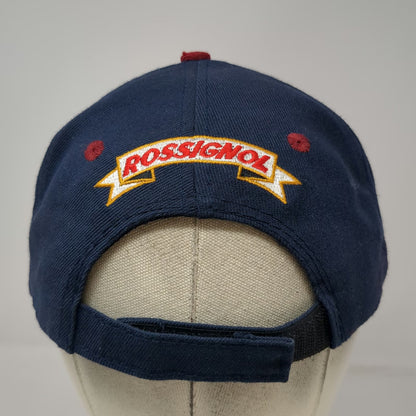 Rossignol Baseball Cap Blue Red One Size Embroidered Logo Strapback Hat Skiing