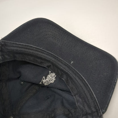 U.S. Polo Assn. Baseball Cap Black One Size Embroidered Logo Slideback Hat Flag