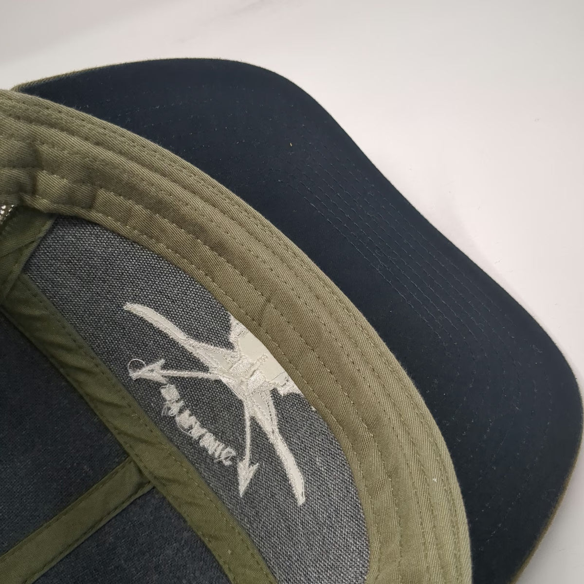 Richardson Trucker Hat Green Black One Size Dynamic Aviation Camo Mesh Plane