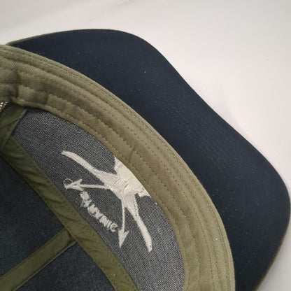 Richardson Trucker Hat Green Black One Size Dynamic Aviation Camo Mesh Plane