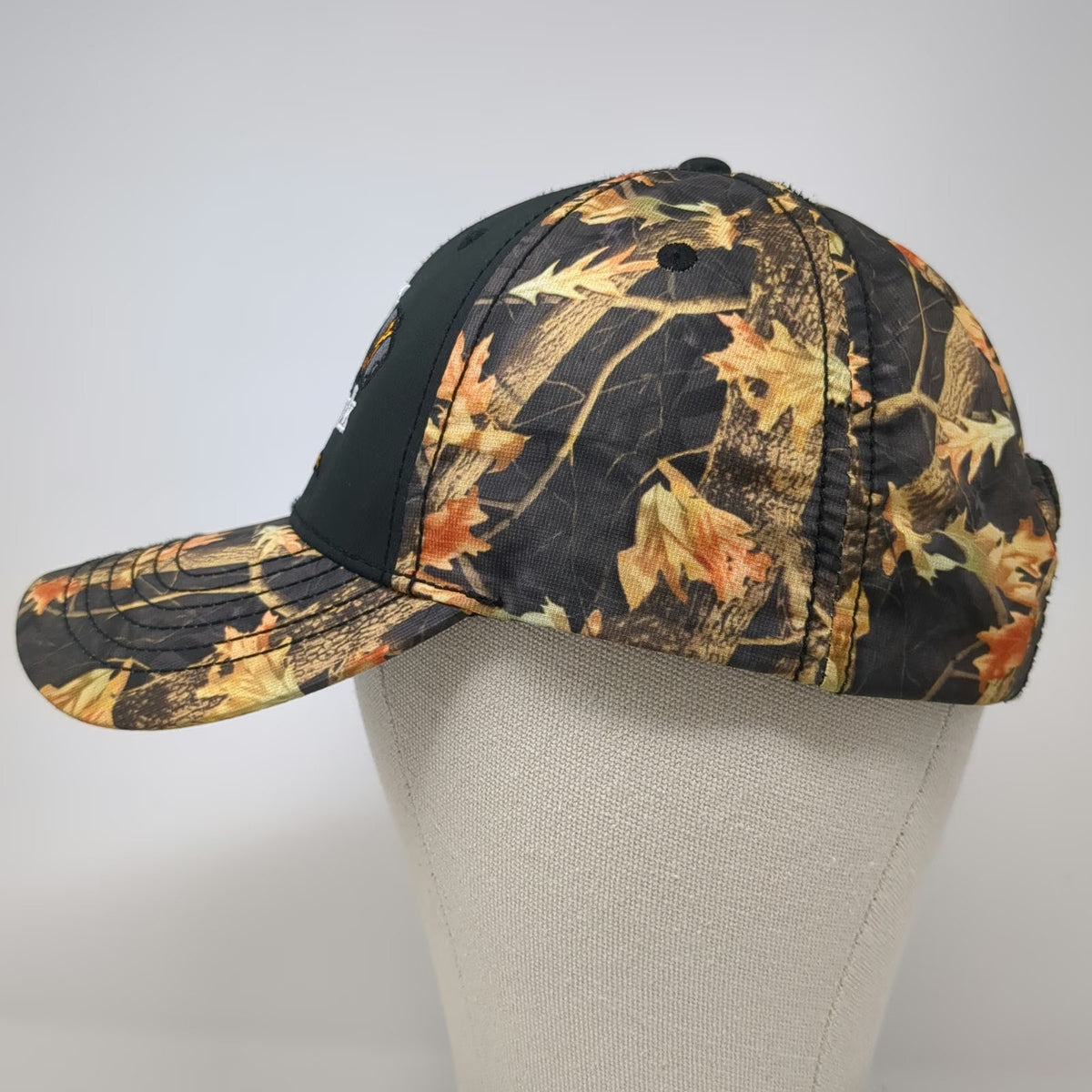 K-Products Case Construction Tomahawk Black Camo Baseball Cap One Size Hat Strap