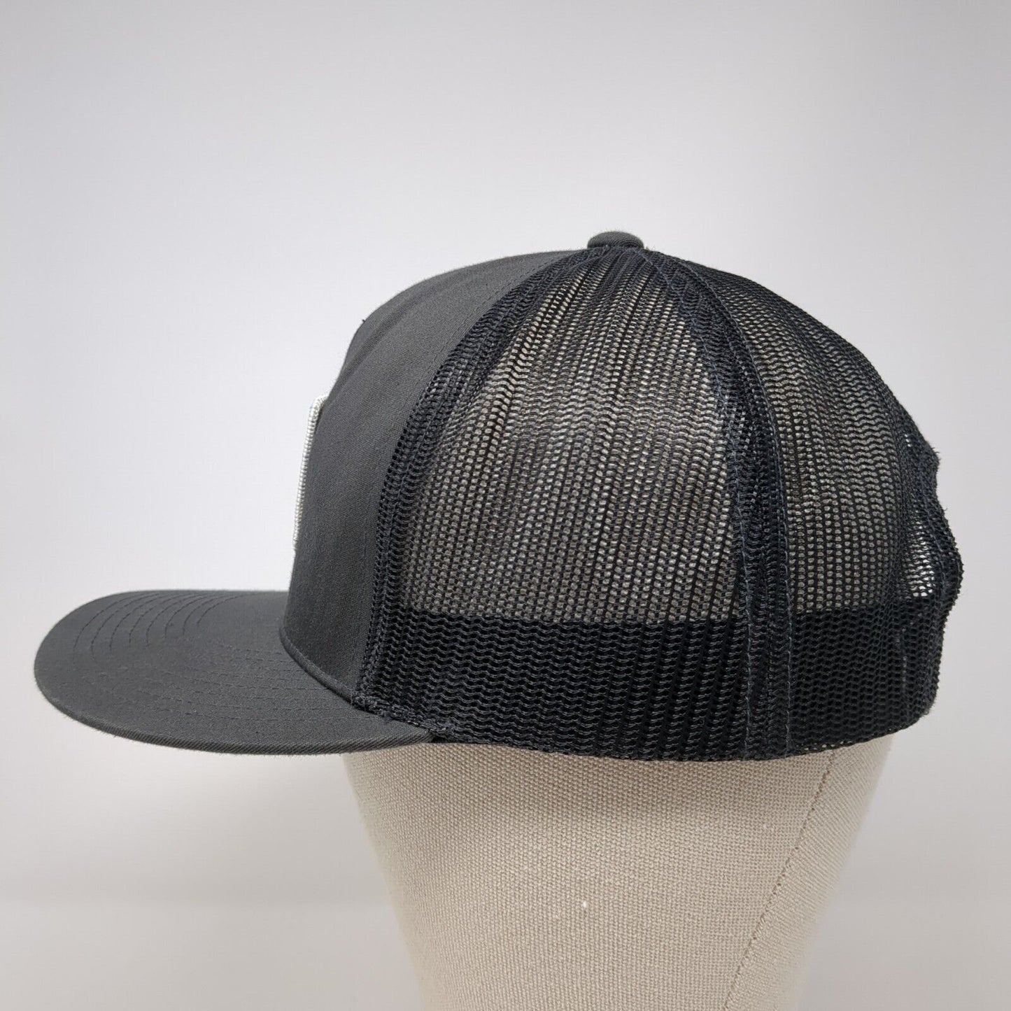 C² Snapback Trucker Hat Gray One Size Adjustable Embroidered Classics Yupoong