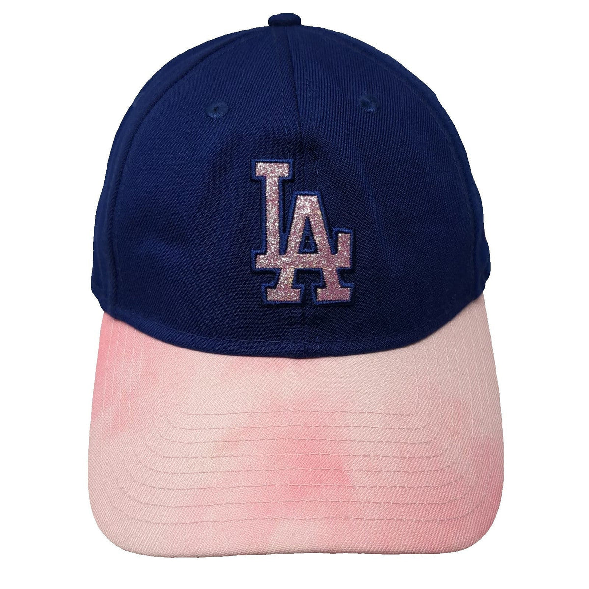 Los Angeles Dodgers MLB New Era Baseball Cap Blue One Size Glitter 9TWENTY Hat