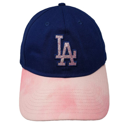 Los Angeles Dodgers MLB New Era Baseball Cap Blue One Size Glitter 9TWENTY Hat