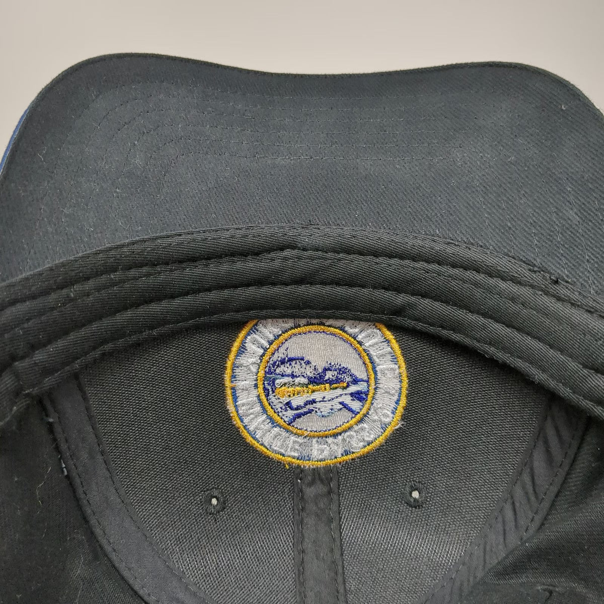 W.P.&Y.R. Baseball Cap Black One Size White Pass Yukon Route Skagway Alaska Hat