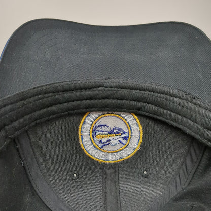 W.P.&Y.R. Baseball Cap Black One Size White Pass Yukon Route Skagway Alaska Hat