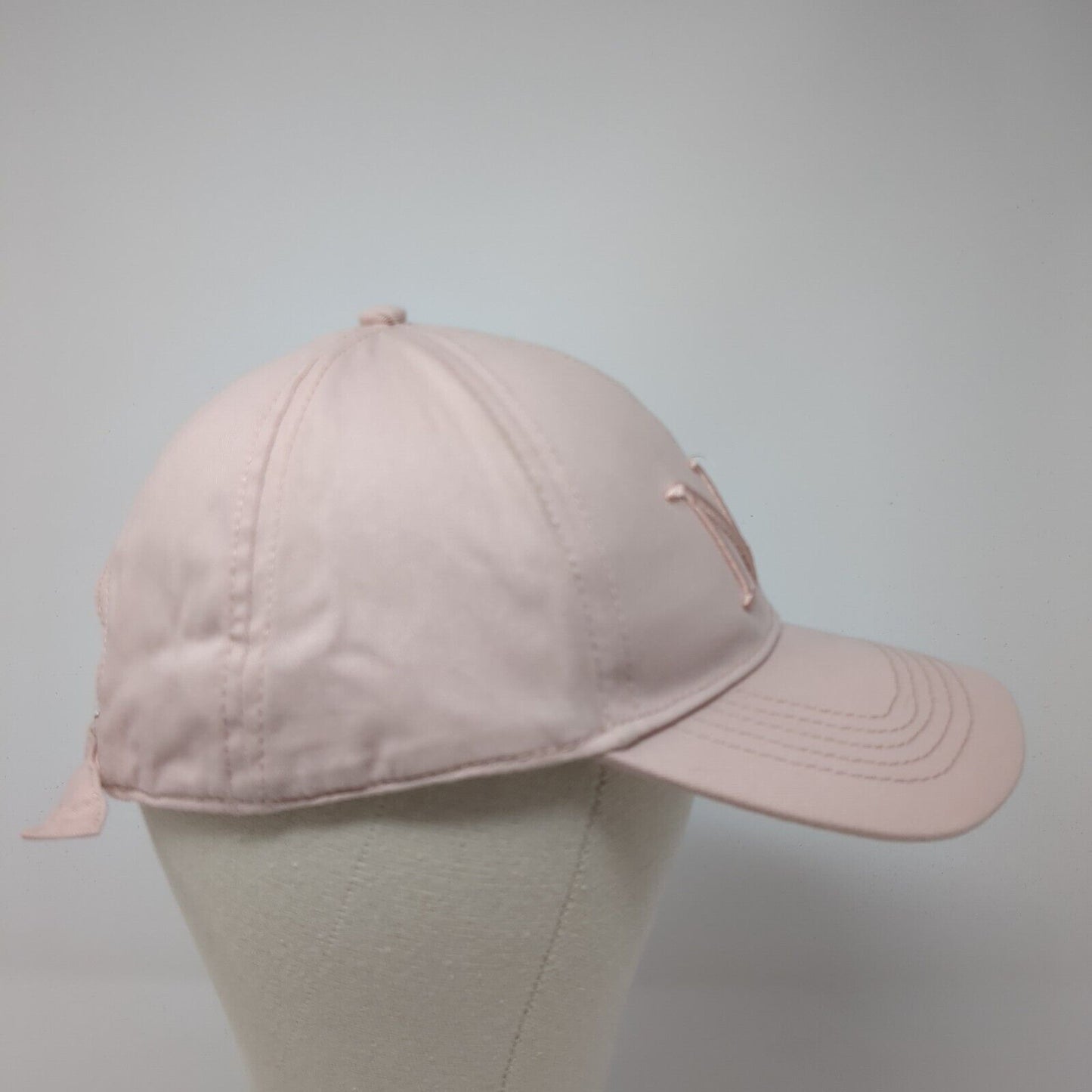 NY Slideback Hat Pink One Size Adjustable Embroidered 6 Panel Divided by H&M