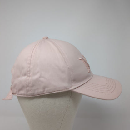 NY Slideback Hat Pink One Size Adjustable Embroidered 6 Panel Divided by H&M