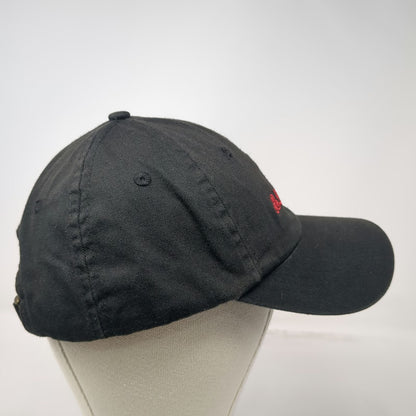 River's End State Farm Logo Black Baseball Cap One Size Slideback Cotton Hat