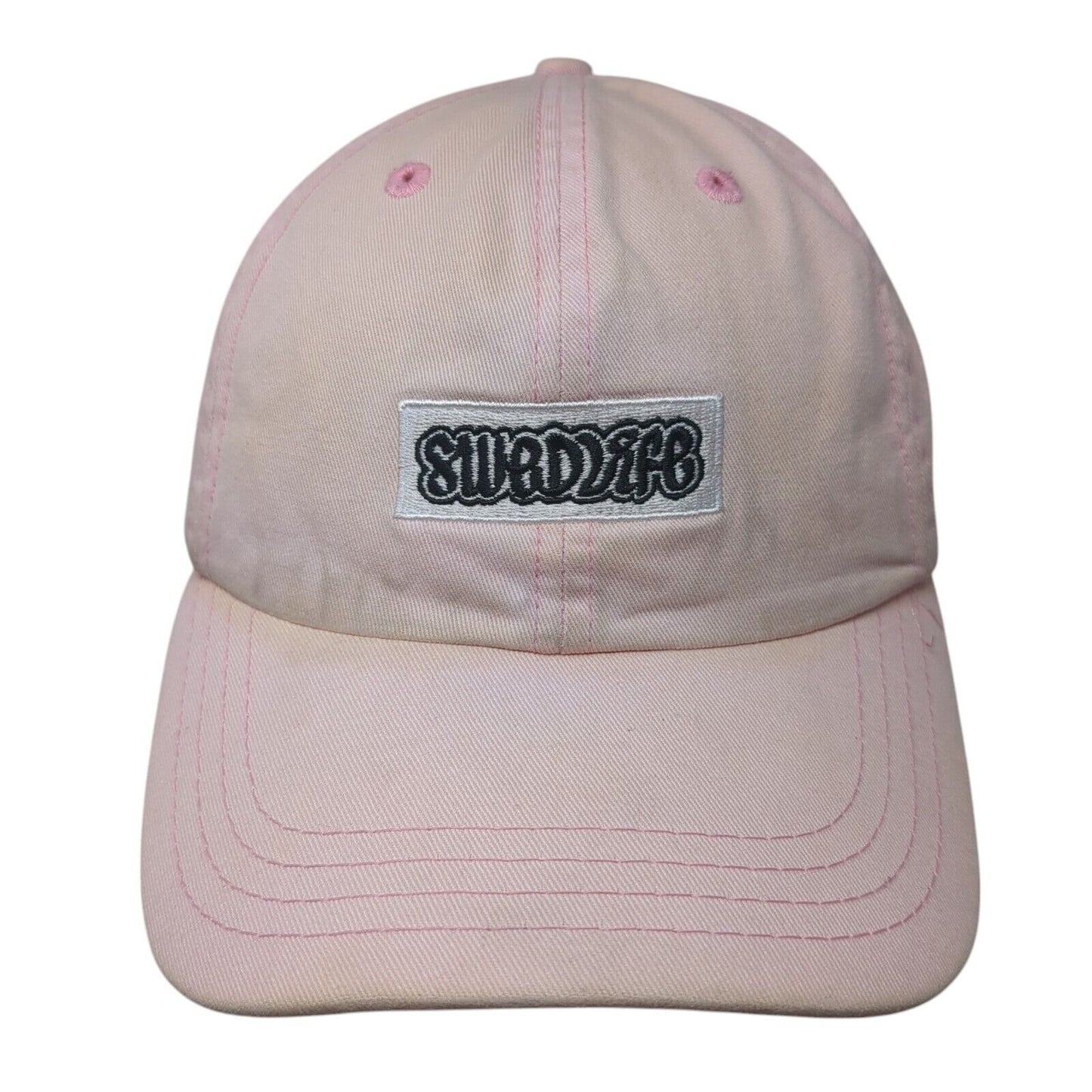 SwedLife Slideback Hat Pink One Size Adjustable Embroidered 6 Panel