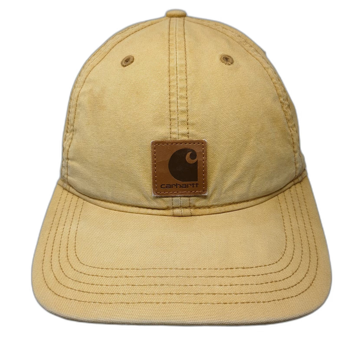 Carhartt Baseball Cap Brown One Size Slideback Logo Patch Cotton Adjustable Hat