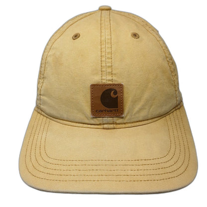 Carhartt Baseball Cap Brown One Size Slideback Logo Patch Cotton Adjustable Hat