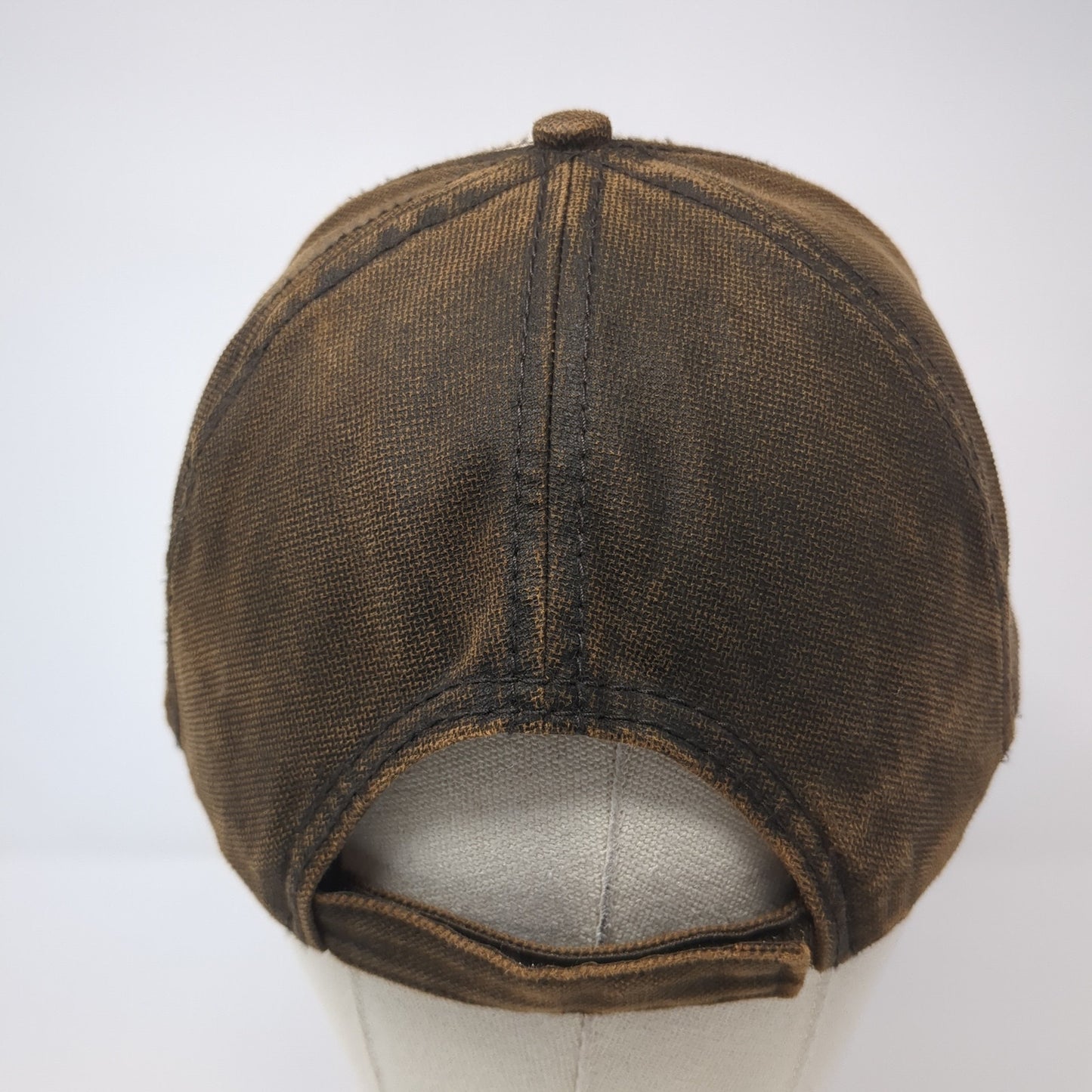 AgriGold Strapback Baseball Cap Brown One Size Adjustable Embroidered 6 Panel