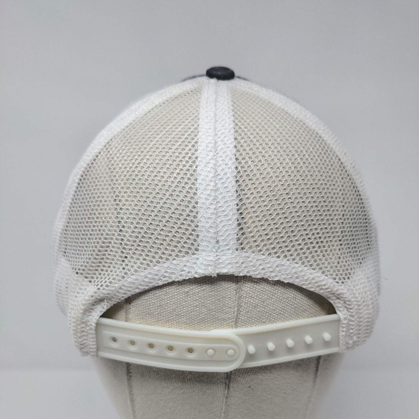 IFS Inland Foundation Specialties Snapback Trucker Hat Blue OS Mesh Back 6 Panel