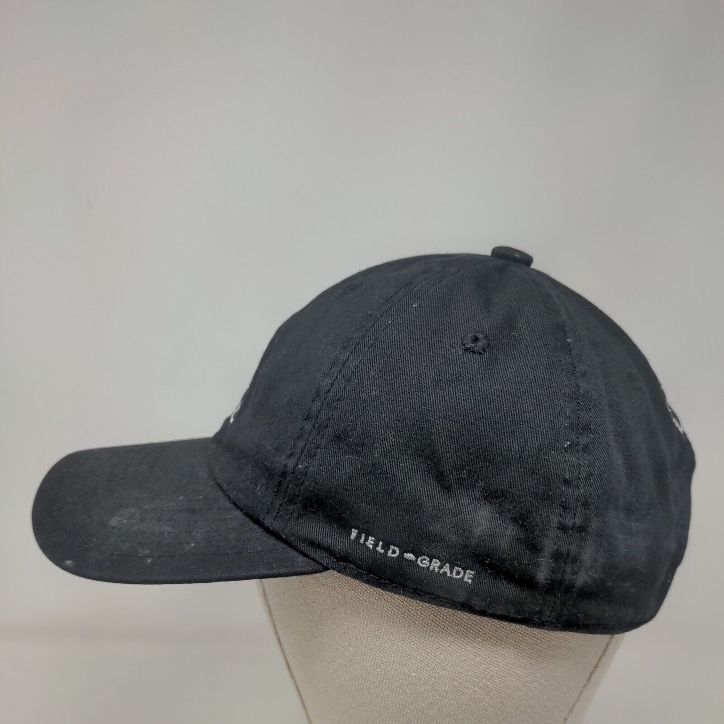Illuminati Slideback Hat Black One Size Adjustable Embroidered Field Grade